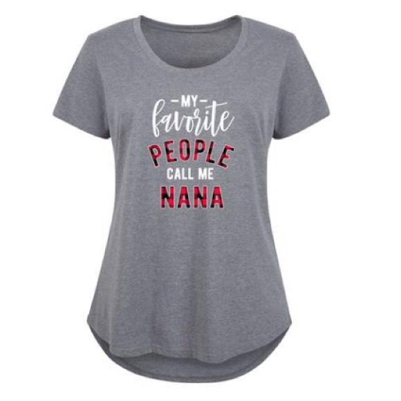 Tops - NANA tee gray 3X